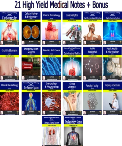 ALL 21 NOTES (80% OFF BUNDLE) FULL PACK medical notes + Bonus