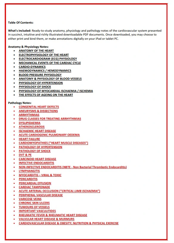 Cardiovascular-Notes-1